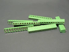 5 PCS BUCHANAN 1-282837-2 FIXED TERMINAL BLOCK 300V 13.5A 30/16AWG 12 POS 5.08mm