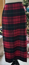 NWOT Talbots Buffalo Plaid Pencil Skirt. Size 12 Petite