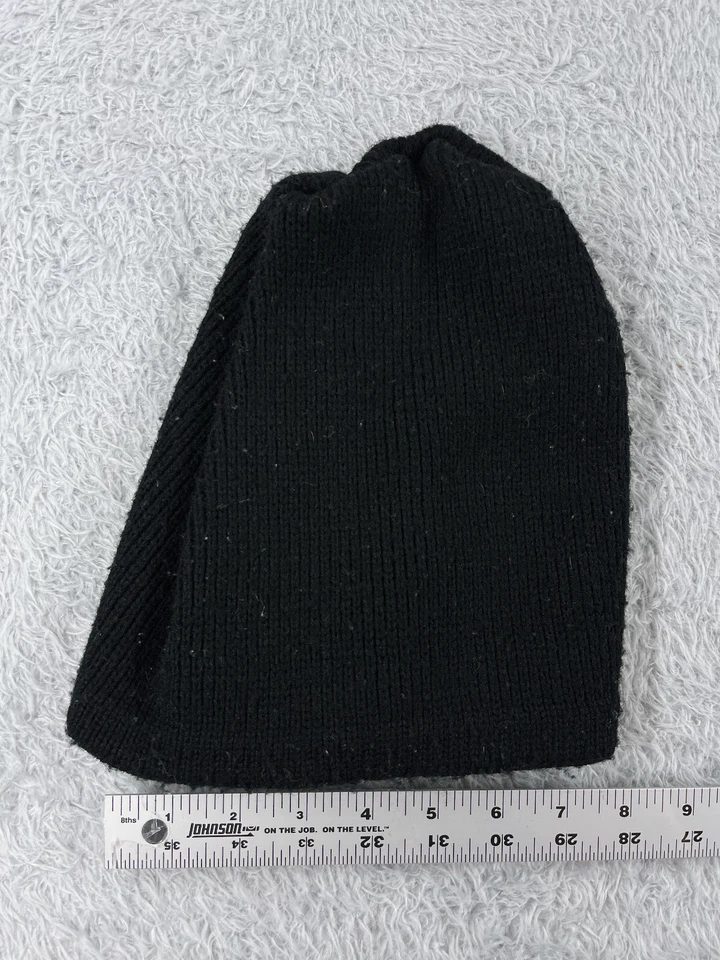 Wigwam Gorro Toque Adulto Talla Única Negro Tejido Orlon Acrílico Esquí Hecho en EE. UU. Exterior Foto 3 de 4