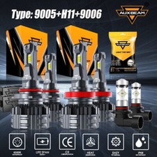 Auxbeam 9005h119006 F22 Led Headlight Fog Bulbs White For Mazda Cx-9 2007-2012 Auxbeam 9005h119006 F22 Led Headlight Fog Bulbs White For Mazda Cx-9 2007-2012