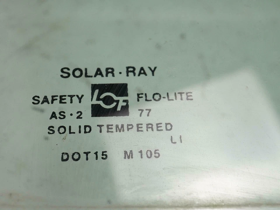 1994 - 1999 Cadillac Deville Ventana Puerta de vidrio Delantera derecha Lado del pasajero Rh OEM Foto 3 de 4