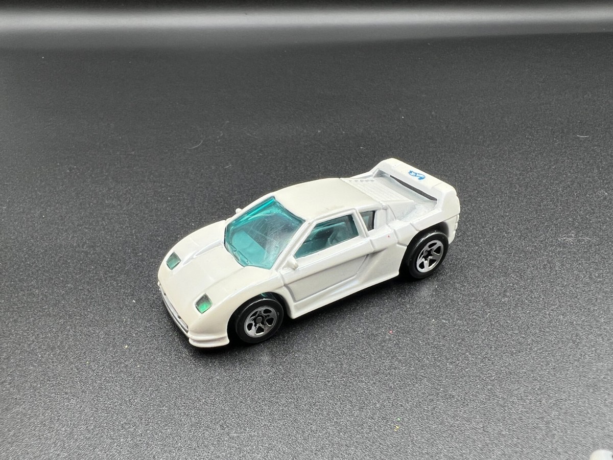 Hot Wheels Zender Fact 4 White 5Sp Wheels 1996 Mainline #454 Nice