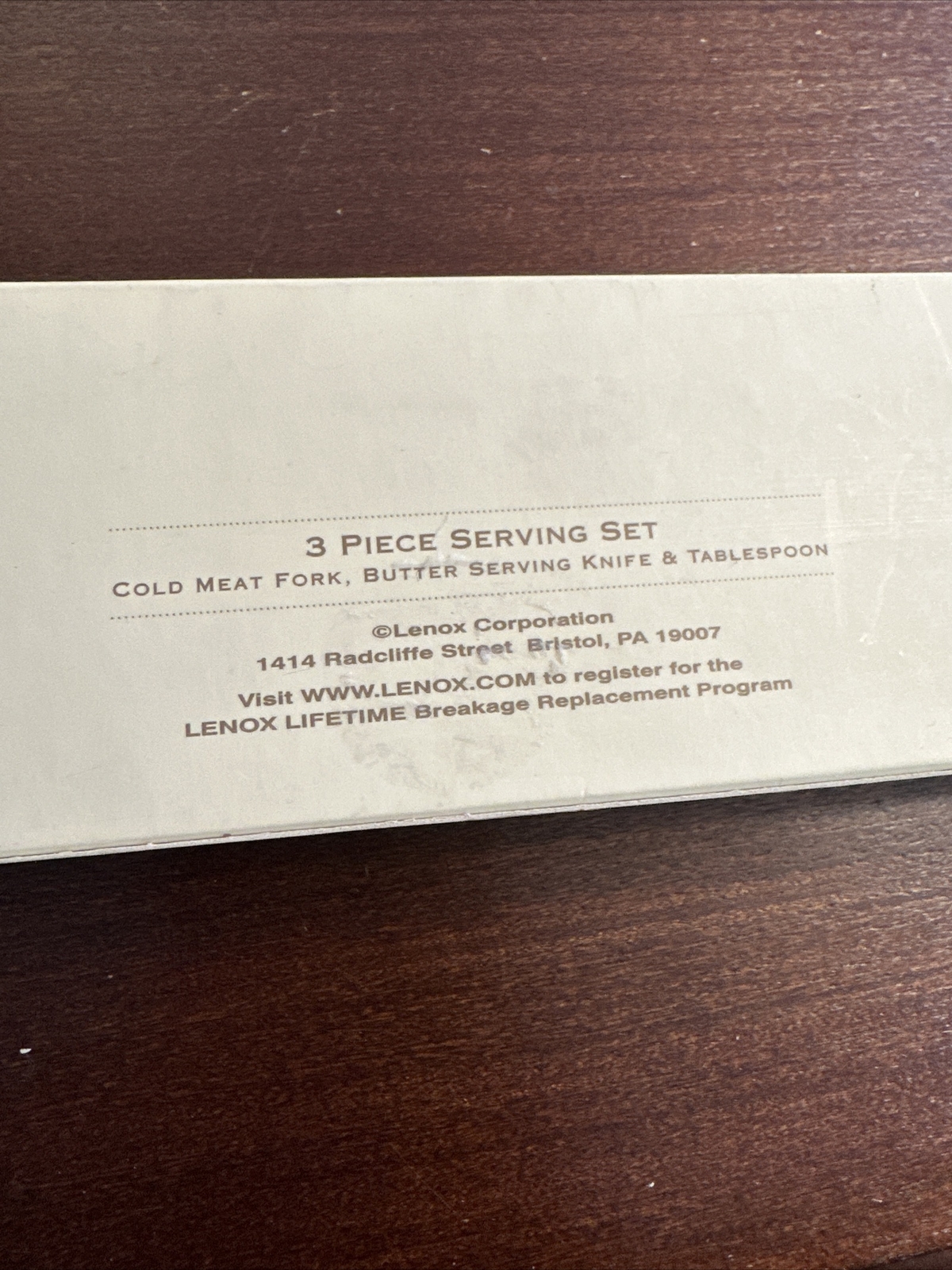 Lenox Federal Platinum 3 Piece Flatware Serving Set 18/10 Stainless BNIB eBay