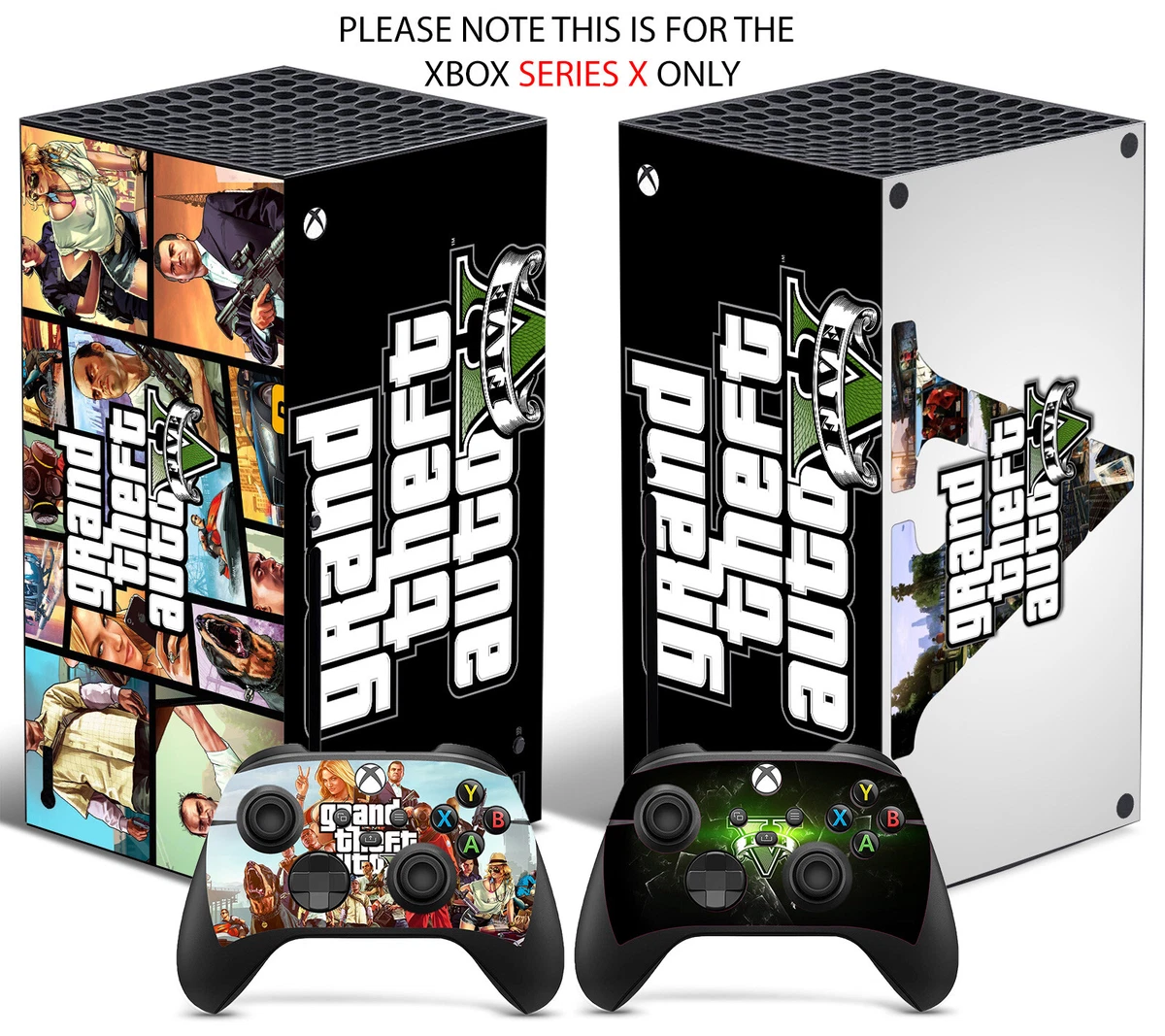 GTA V Xbox SERIES S SKIN DECAL VINYL STICKER WRAP