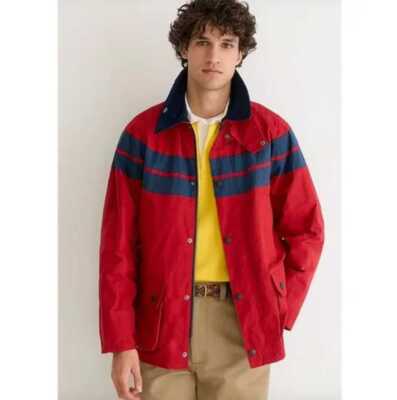 New men's XL Barbour x J Crew limited edition Bedale jacket in