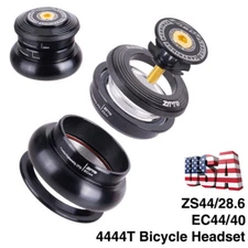 Bicycle Headset 44mm 1 1/8"-1 1/2" Tube Frame To Tapered Tube Fork 1.5 Adapter