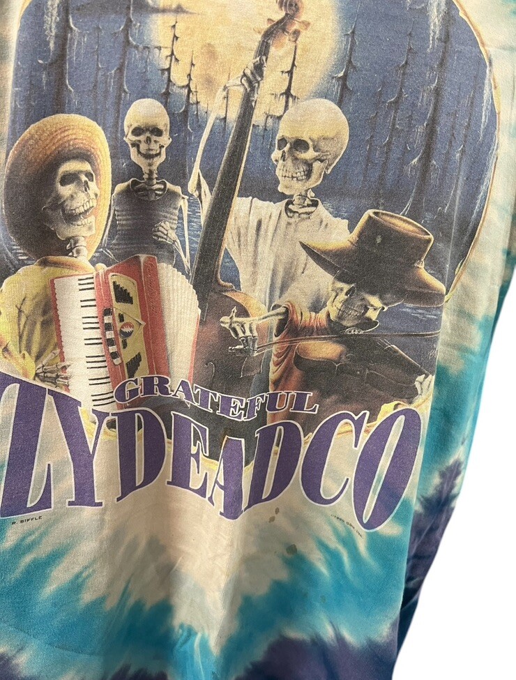vintage 95 Spring Tour Sz L GRATEFUL DEAD Tour Concert T
