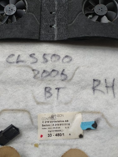 MERCEDES W211 W219 CLS550 E550 E350 FRONT RIGHT TOP UPPER SEAT CUSHION OEM - Picture 6 of 7