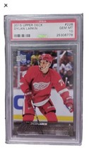 2015 15/16 UD Young Guns Dylan Larkin Rookie Rc Psa 10