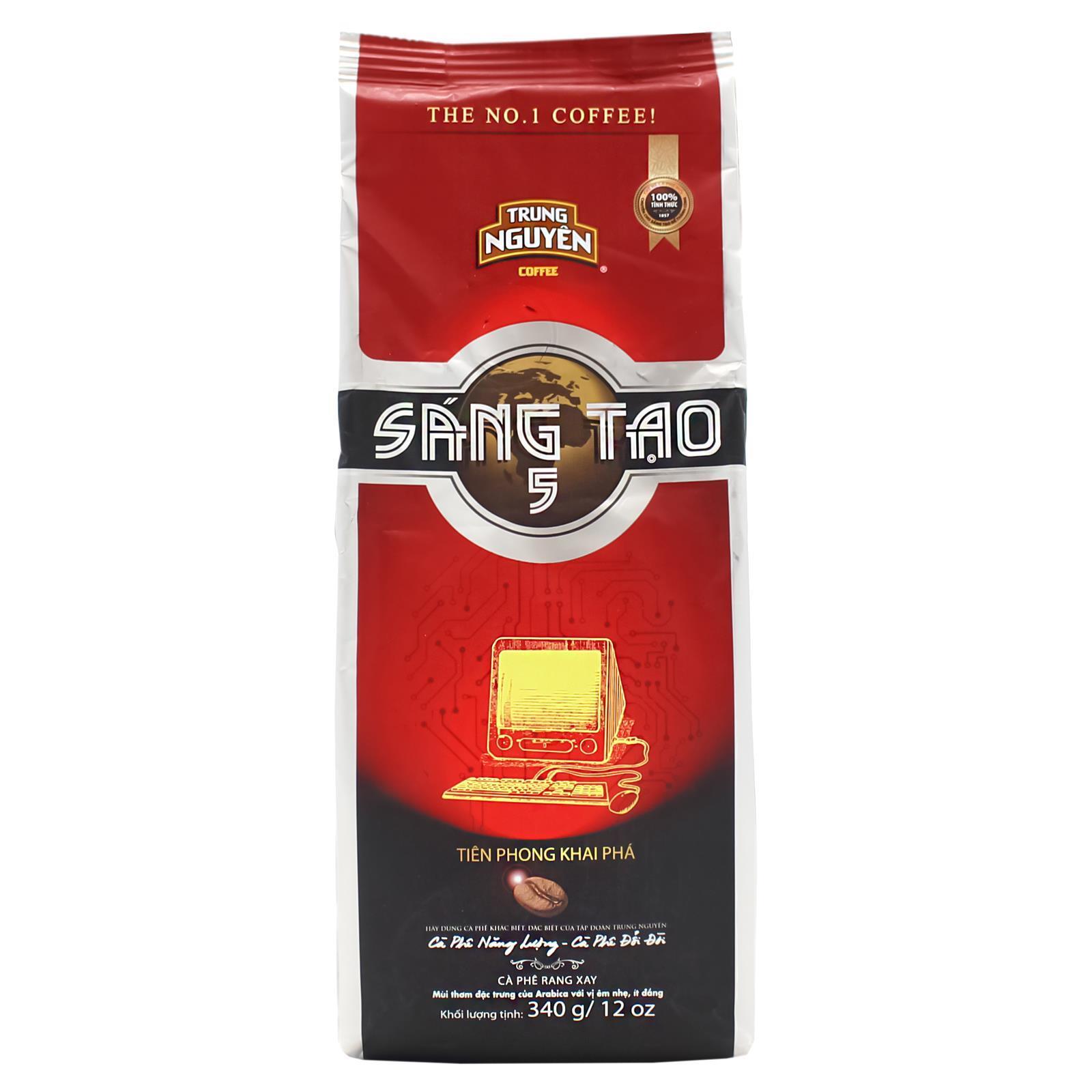 10x340g Trung Nguyen Kaffee Sang Tao 5 Arabica gemahlen Viet Coffee Vietnam Kaff