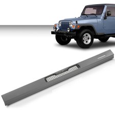 Dash Top Cover Defrost Vent Bezel Trim Gray Fit For 1997-2006 Jeep Wrangler Tj