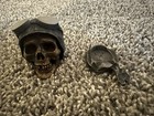 Artomic CREATIONS Smoking Pilot Skull Incense Burner Thomas  Kuntz Pewter — photo 2