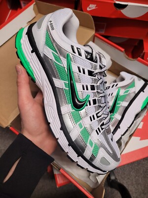 Nike P-6000 Metallic Spring Green Brand New Gym Running Fast