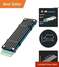 2280 M.2 SSD Heatsink with Thermal Pad - Optimized Cooling for Gaming PCs/PS5