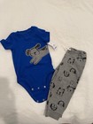 Carters Blue and Grey Puppy 2 Piece Baby Set Size 18 Months NWT — photo 1
