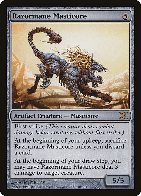 Razormane Masticore NonFoil Tenth Edition 340 NM MTG