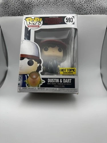 Funko Pop Stranger Things Dustin and Dart #593 Slight Damage