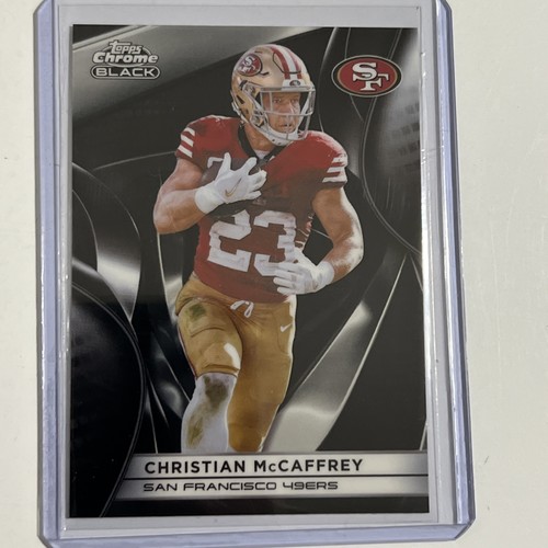 2025 Topps Chrome Black Christian McCaffrey #88 card