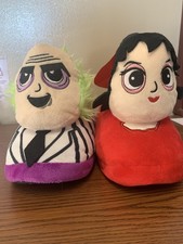 Beetlejuice "It's Show Time" House Shoes Slippers Women's Size 11/12 Lydia Deetz