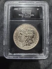 1902 Authenticated VG US Morgan Silver Dollar $1 Coin from Bradford Exchange