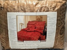 10 Piece Sienna Comforter Set King Size "Stone" Floral 105" x 90"