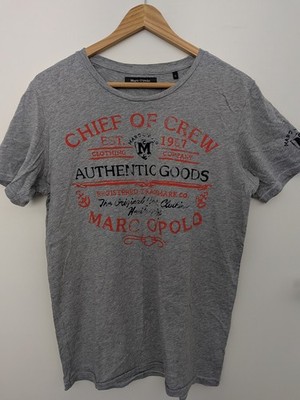 Marco Polo Herren T-Shirt S Grau