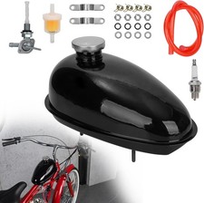3L 0.79 Gallon Mini Bike Gas Tank Fuel Tank with Cap  Spark Plug  Petcock  Fu