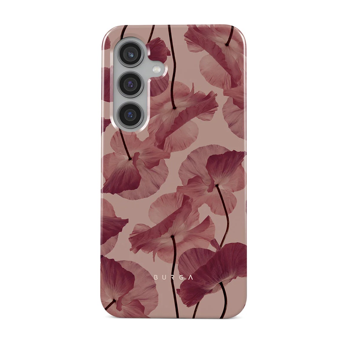 Protégez votre Galaxy S24 des chutes : coque antichoc Burga Tender Kiss rouge