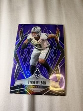 2025 Panini Phoenix Tyree Wilson Purple /249 Hyper Prizm SP Raiders 