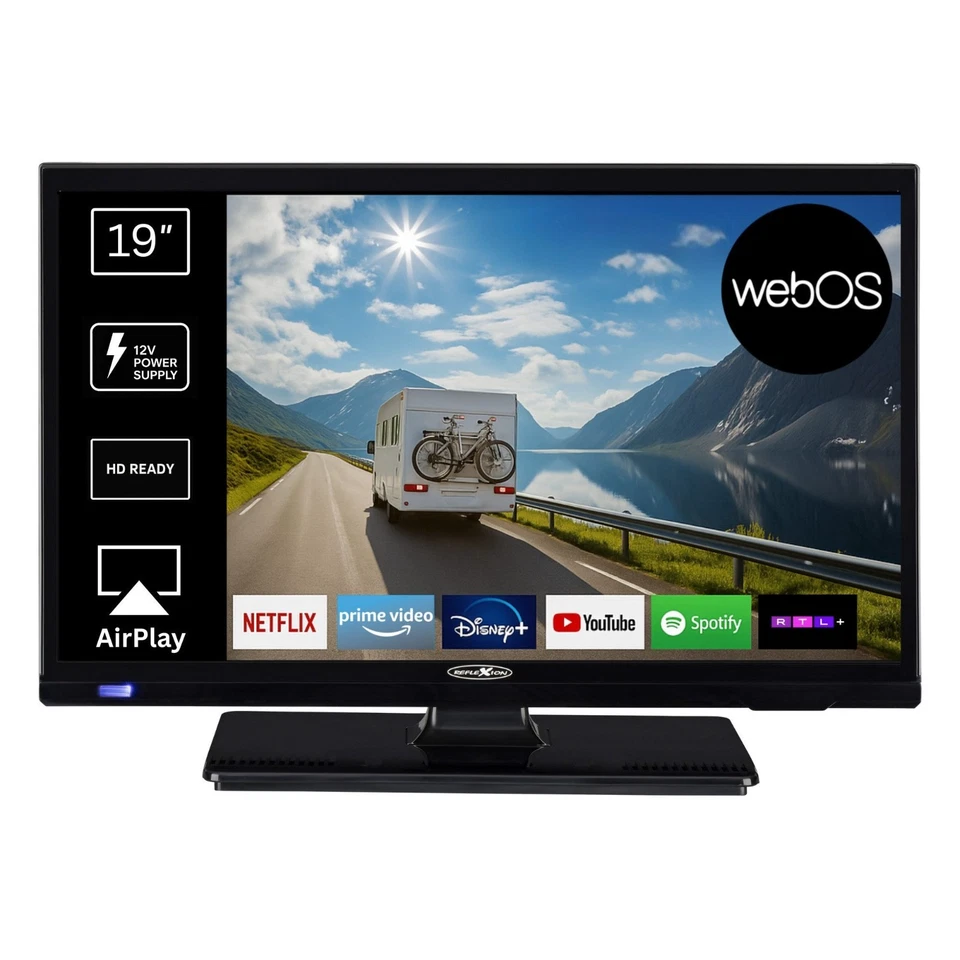Reflexion LED19IBT / 19 Zoll LED-Fernseher LG webOS SmartTV FullHD, 12/230 Volt - Bild 2 von 4