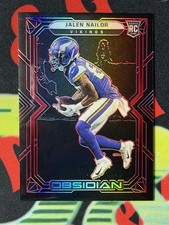 2022 Panini Obsidian #169 Jalen Nailor Electric Etch Red #/10