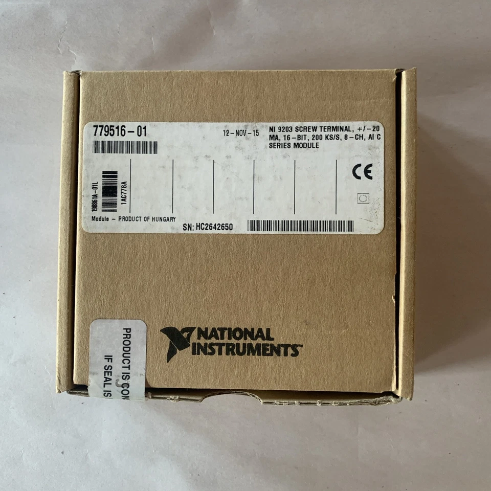 Módulo de entrada de corriente analógica NI 9203 National Instruments NI-9203 cDAQ 779516-01 - Imagen 2 de 4