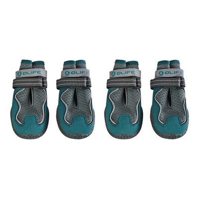 OLIFE Pawtour atmungsaktive Hundestiefel (4 Stück) Einheitsgröße