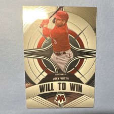 2022 Panini Mosaic Will to Win Joey Votto WW-2 Insert Cincinnati Reds MLB Card
