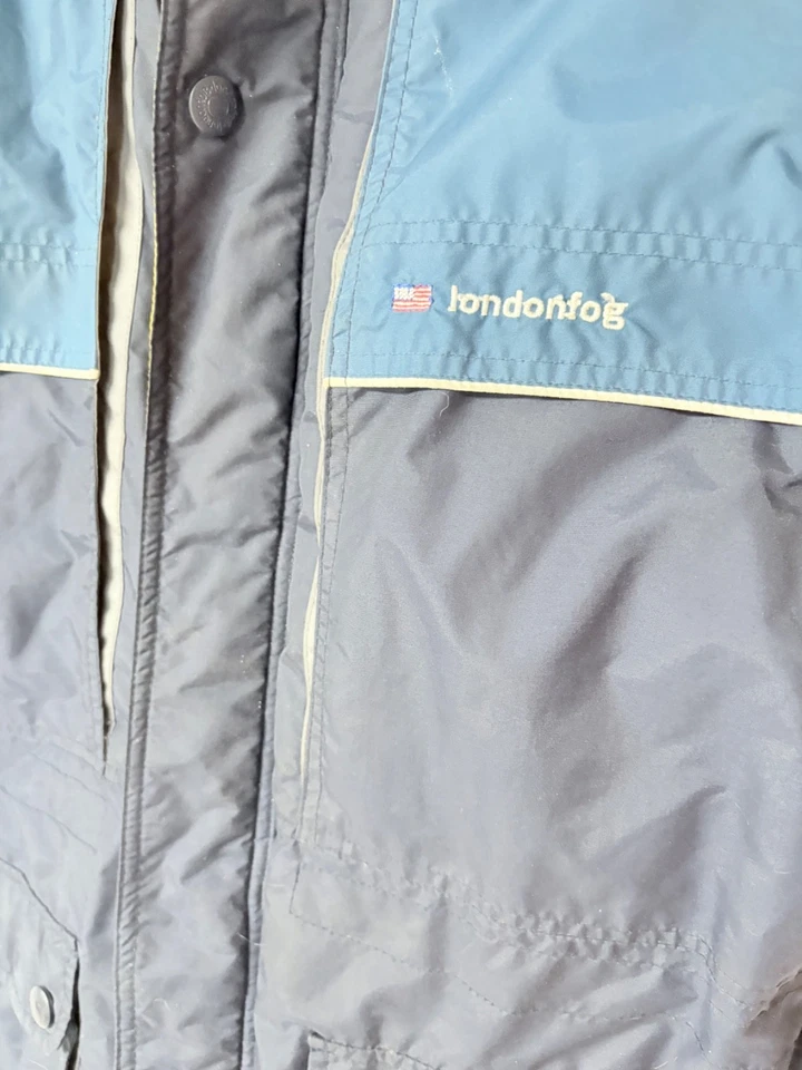 Chaqueta London Niebla Jóvenes Niños Grande 14/16 Azul Invierno Abrigo Aislado Jóvenes Niños Foto 4 de 4