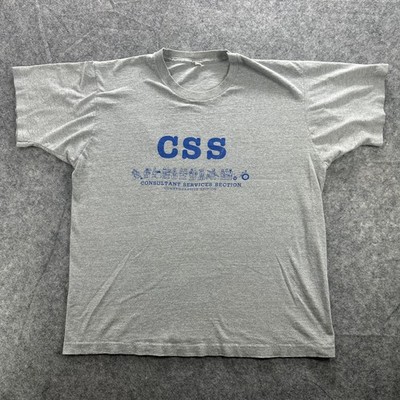 Vintage Consultant Services Section Shirt Mens Extra Large CSS Commemorative 90s