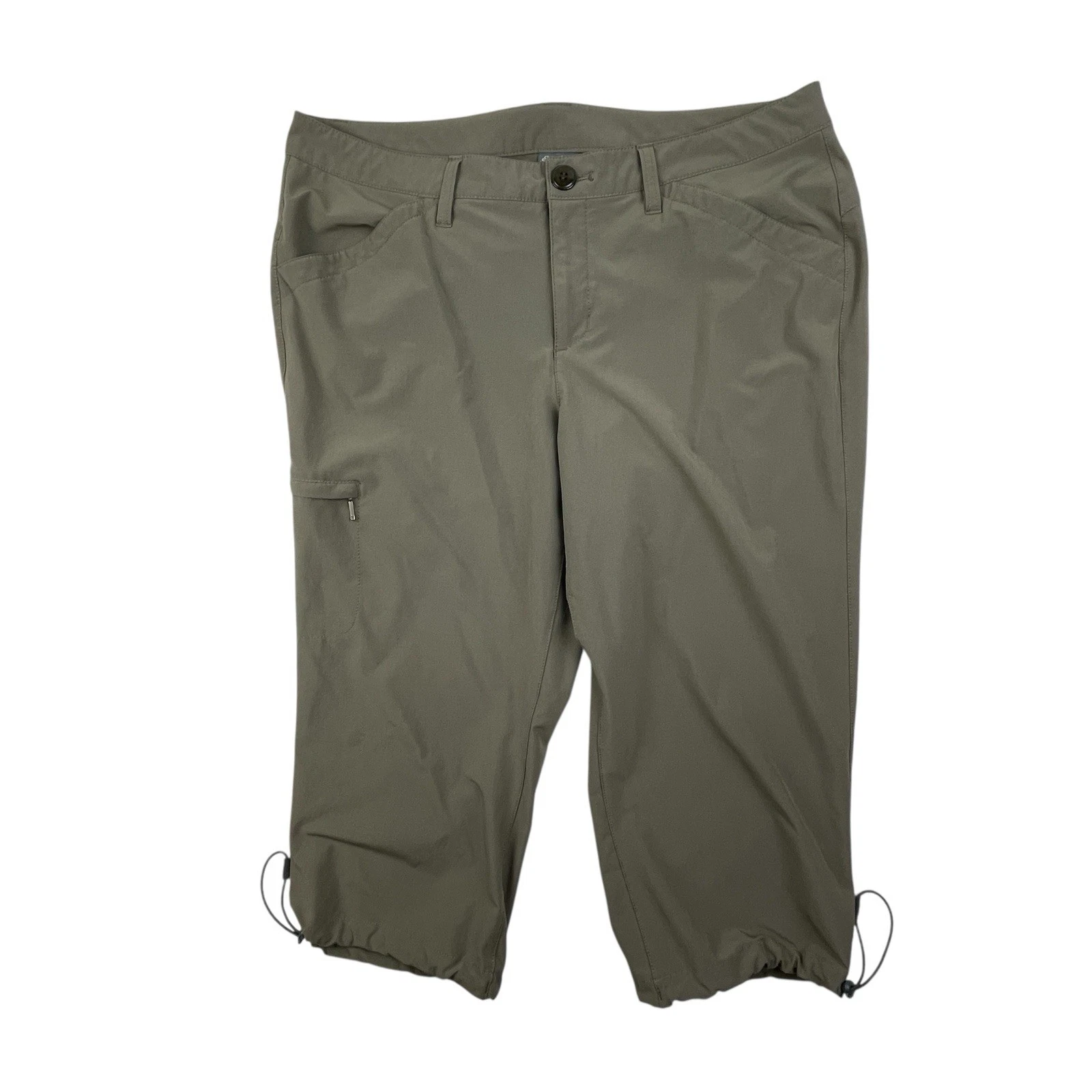 Eddie Bauer Pants Women 14 Dark Khaki Travex Cropped Elastic Leg Outdoor Hiking
Opens in a new windo