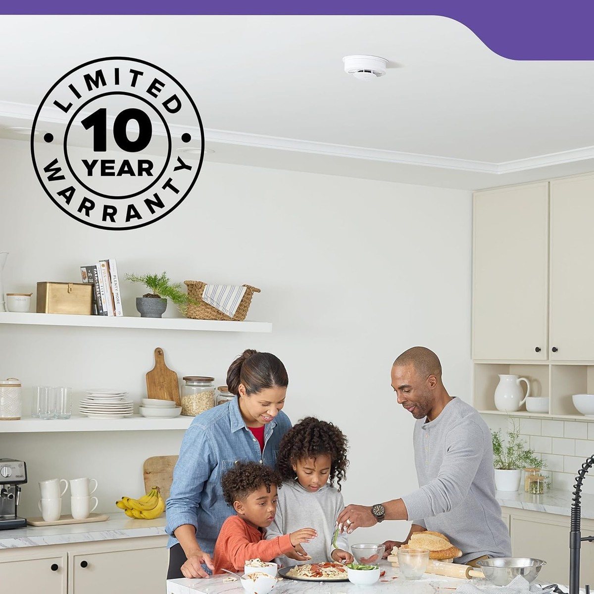 Kidde 30CUD10-V Smoke & Carbon Monoxide Alarm with Voice, 10-Year Battery View 5
