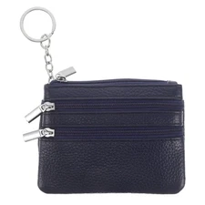  Small Zip Wallet: Coin Purse Change Holder - Small Keychain Wallet Jewelry