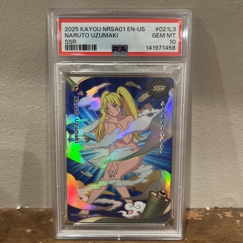 PSA 10 2025 KAYOU NARUTO NRSA01 HEAVEN SCROLL SERIES 1 SSR 021L3 NARUTO UZUMAKI