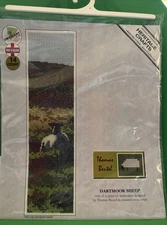 HERITAGE CRAFTS COUNTED CROSS STITCH KIT  “Dartmoor Sheep” Thomas Beutel 2012 UK