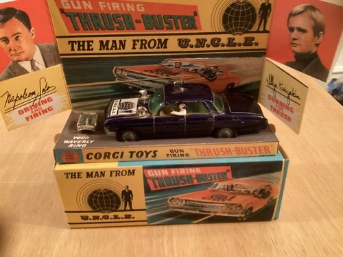 CORGI TOYS 497 Man From Uncle - Oldsmobile Super 88 - Original Vintage Rep Box