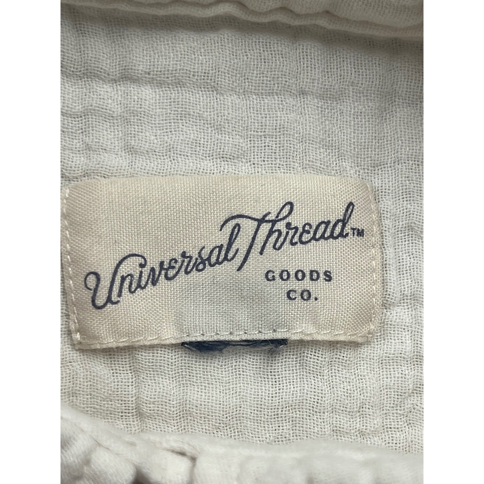 Universal Thread Gauze Button Down Shirt Womens 2… - image 6
