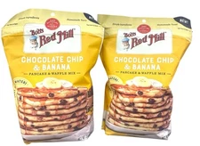 Chocolate Chip & Banana Pancake & Waffle Mix - Bob’s Red Mill 20oz 2 Pack