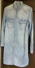 Denim Shirt, Long Denim Shirt, Denim Dress