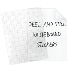 Clear Dry Erase Board Paper-Whiteboard for Fridge-Clear Contact Paper Sheets ...