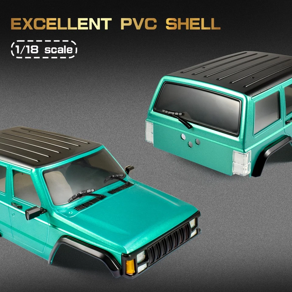 AUSTAR RC 1:18 Jeep Car Body Shells Casing Cover For 1/18 RC Crawler Car Parts - Image 3 of 4