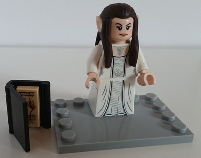 Lego Herr der Ringe Rivendell Arwen Minifigur komplett mit Buch