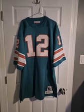 100% Authentic Mitchell & Ness 1967 Miami Dolphins Bob Griese Jersey Sz 52 XXL 