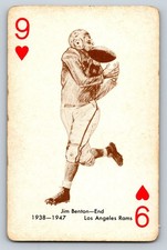 1963 Stancraft Football Playing Cards - Pick your Cards - Green Back